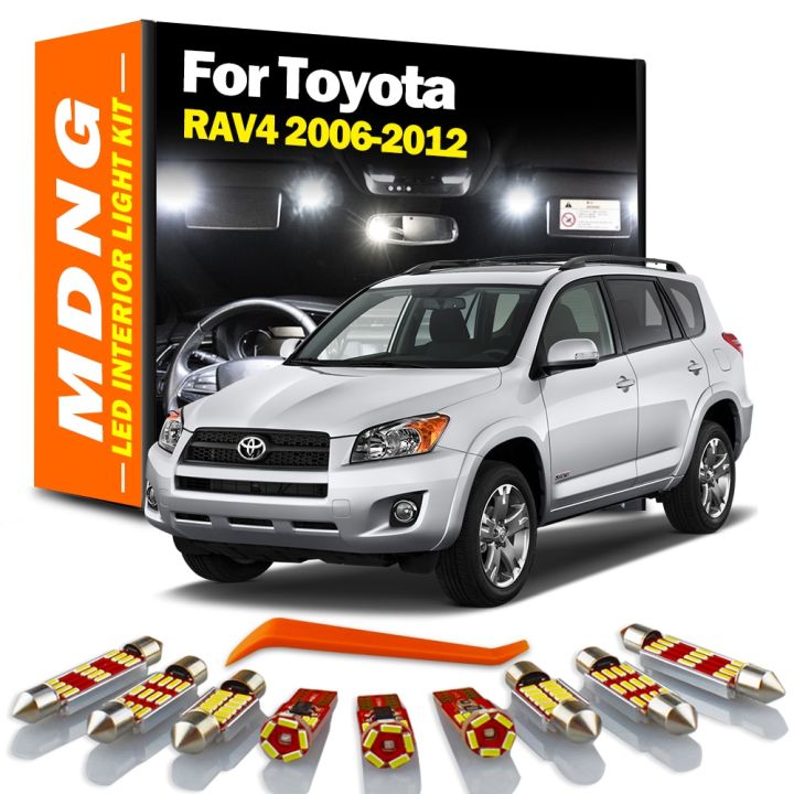 Mdng 10pcs Led Interior Light Kit For 2006 2007 2008 2009 2010 2017 Toyota Rav4 Canbus Car Bulb Dome Map Reading No Error Lazada Ph
