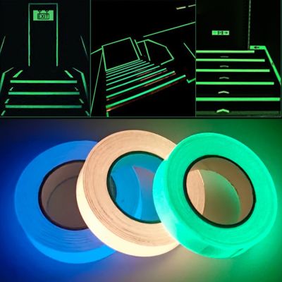 【LZ】 Luminous Tape 3 Meters Self-adhesive Glow Emergency Logo In The Dark Safety Stage Stickers Home Decor Party Supplies Decorative