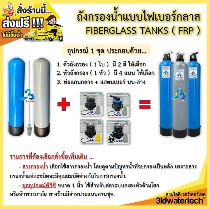 ส่งฟรี-หัวถังกรองน้ำไฟเบอร์กลาส-manualvalve-แบบด้ามโยก-แบบพวงมาลัย-แบบ-bypass-สำหรับใช้รวมกับถังกรองน้ำแบบไฟเบอร์-3idwatertech-สามไอดี