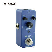 แป้นเอฟเฟ็กต์กีตาร์แบบขุด M-VAVE เสียงพร้อมบายพาสแบบ True Bypass 9 PITCH เกียร์สังกะสีอัลลอยขนาดเล็กแบบเดี่ยว