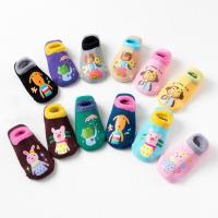 Cotton Baby Boys Girls Socks Rubber Slip-resistant Floor Socks Cartoon Infant Kids Animal Socks Winter Autumn Thicken Warm Shoes