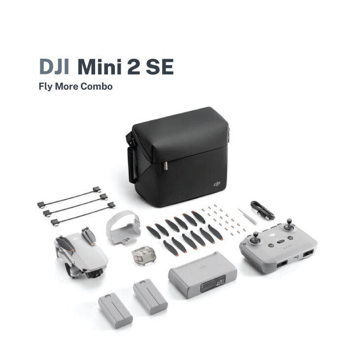 DJI Mini 2 SE Fly More Combo Drone with FREE 64GB SanDisk Extreme Micro SD Card and DJI Shirt