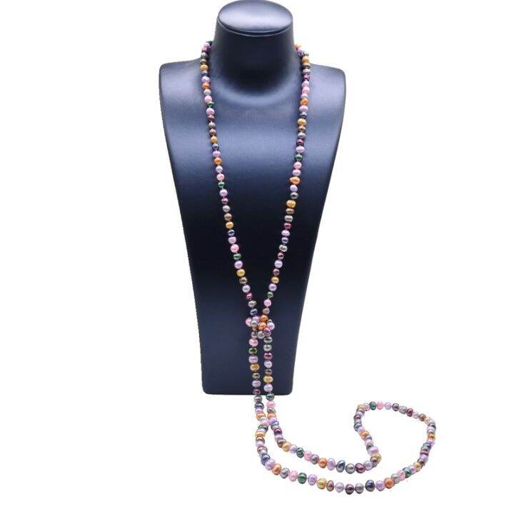 colorful-long-necklace-natural-freshwater-pearl-sweater-long-necklace-round-pearl-dress-accessories-ladies-long-necklace