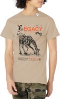 LRG Mens Lifted Research Group Giraffe Graphic Design T-Shirt