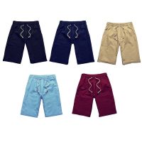 【READY STOCK】Men Summer Cotton Blend Shorts Casual Short Pants