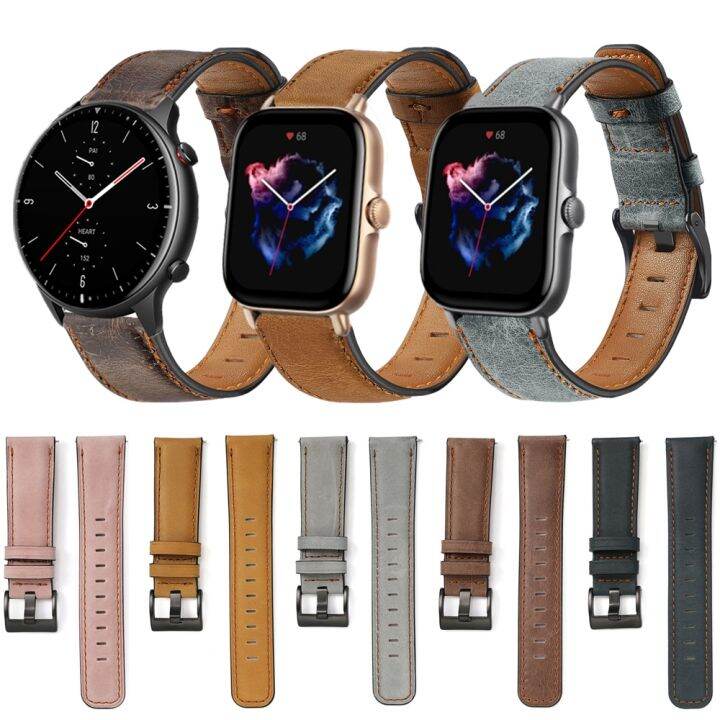 Amazfit bip 2025 leather band