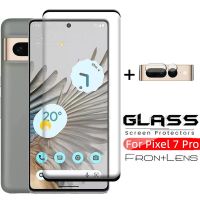 2in1 Tempered Glass for Google Pixel 7 Pro Camera Lens Screen Protector for Google Pixel 7a Pixel 7Pro Lens Protective Glass