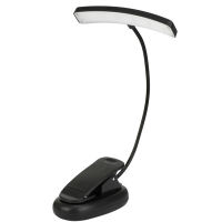 Eye-Friendly Music Score Flexible Sheet Desk 6 Led Adjustable Lamp Tablet Portable Stand Clip-on Reading Rechargeable Book Light