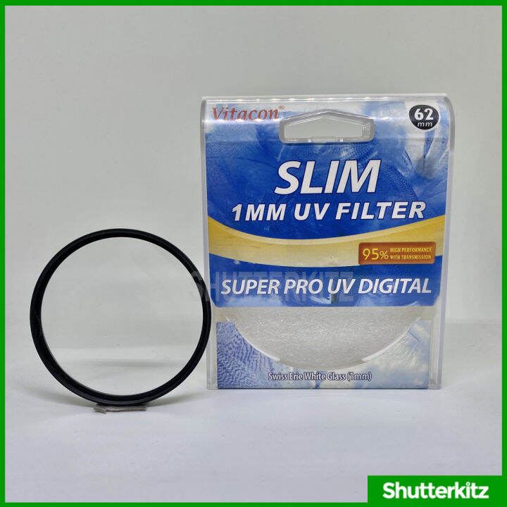 VITACON 62mm Optical Slim UV Filter DSLR Camera Filter 62mm Lazada