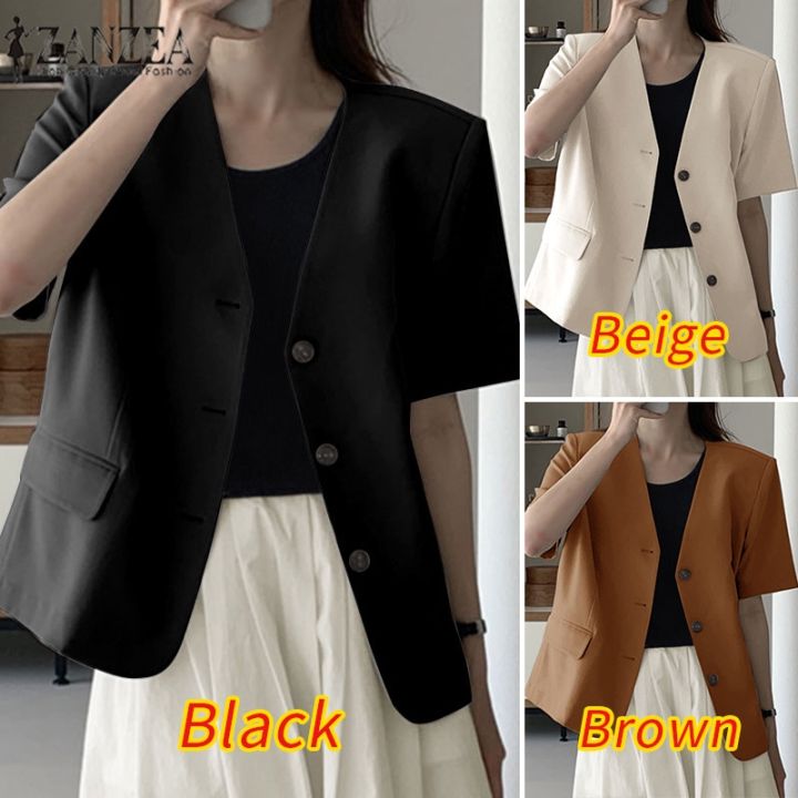 zanzea-women-korean-commuting-v-neck-short-sleeves-fashion-buttoned-all-match-blazer