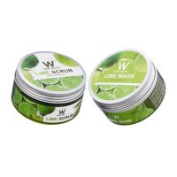 ▶️( 2กระปุก) Wlnk Whlte Lime Scrub &amp; Lime Mask วิ้งค์ สครับ &amp; มาส์กมะนาว [ยอดฮิต ทันสมัย]