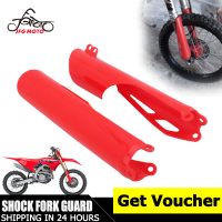 JFG MOTO รถจักรยานยนต์พลาสติกด้านหน้าส้อม Guard สำหรับ Crf250r CRF250RX Crf450L CRF450R Crf450X CRF450RX หน้าด้านบนส้อม Guard Wraps Cover Dirt Bike