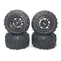 4Pcs Large Tire Widening Tyre Wheel for WLtoys 144001 124016 124018 124019 12428 HBX 16889 16890 RC Car Upgrade Parts