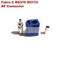 10 pcs RF Coax GPS antenna Fakra C Female for RG174 RG316 Cable Connector Plug