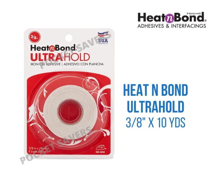 HEATNBOND Ironon Adhesive (No Sew, Heat N Bond, Ultrahold, No Sew