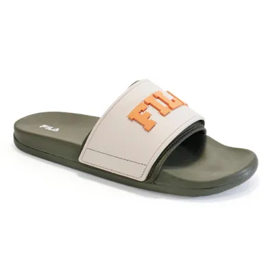 FILA Mozarte V2 Mens Sandal สีขาวเขียว รองเท้าแตะ ผู้ชาย ฟิล่า แท้