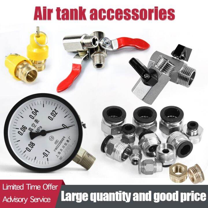 Complete Collection Of Air Tank Accessories Safety Valve Drain Valve ...