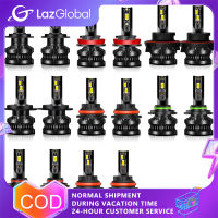 หลอดไฟไฟหน้ารถมอเตอร์ไซค์แบบ LED Z8 24W 6000LM 6000K อัลตร้าสว่าง H4 H7 H11 H13 9004 9005 9006 9007ตัวเปลี่ยนฮาโลเจนแพ็ค2ชิ้น