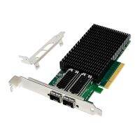 Pcie X8 X-4 Dual-Port 25G Sfp28 Dual-Port 10G Fiber Optic Network Card Accessories