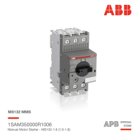 ABB MS132-1.6 1A-1.6A, Manual Motor Starter