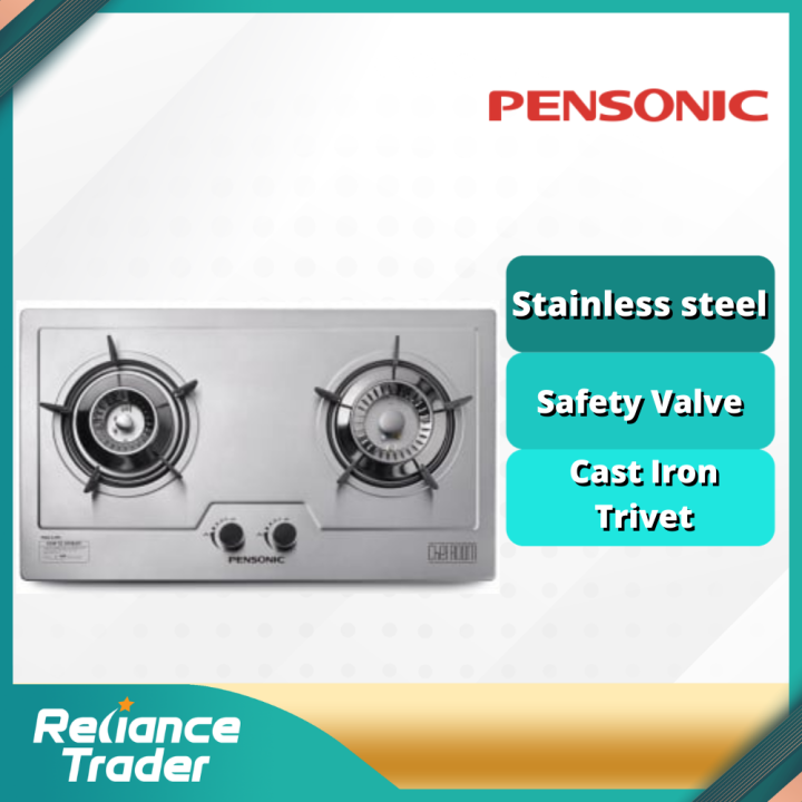 Pensonic Auto Battery Operated Ignition Stainless steel Gas Cooker Lazada