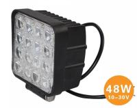 48W LED ไฟสปอร์ตไลท์ ไฟตัดหมอก Off Road Light Bar มอเตอร์ไซต์ ATV ออฟโรด ไฟ DC12V~DC24Vสีเขียวรุ่นตัวหนา