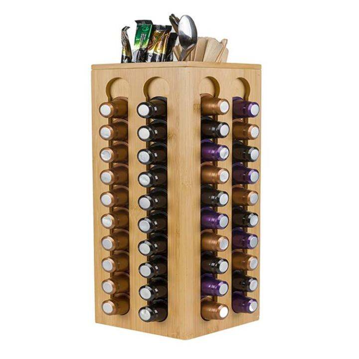 Three layer storage rack Coffee capsule storage rack 360 degree rotary