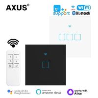 ☾ AXUS Ewelink EU 1/2/3 Gang Wifi Wall Switch Remote Control Wall Touch Switches Light Switch Alexa Google Home Voice Control