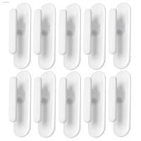 ✙┋ 10pcs Bundlers Baby Kitchen Bedroom Safety Blind Cord Holder Window Bathroom White Plastic Self Adhesive Living Room Hooks Wall