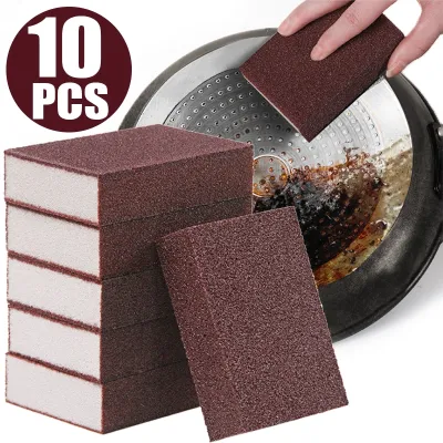 【CC】✼  10/5/3/1pcs Magical Sponge Eraser Carborundum Removing Rust Cleaning Pot Dish Removal Emery Rub