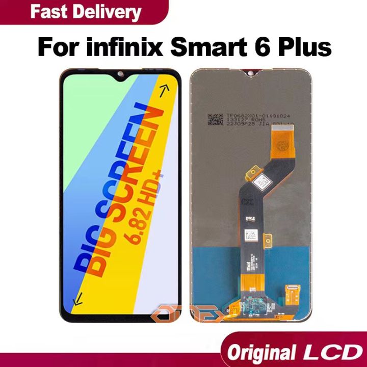 Infinix Smart 6 Plus X6823 LCD Touch Screen Display for Replacement