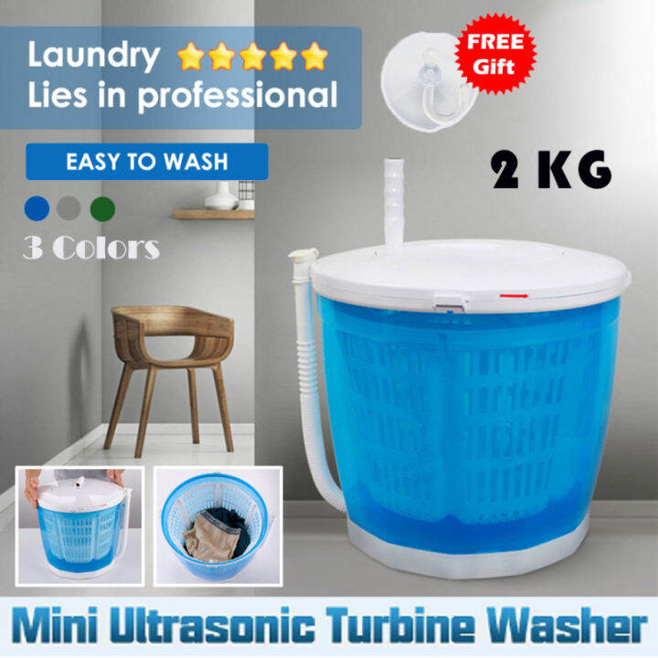 💥Dream Best🔥 2in1 Mini Washing Machine and Spin Dryer Holds up to 2