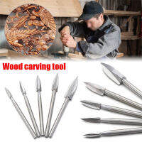 5PCs แกะสลักเจาะ Bit ชุดแกะสลักเจาะอุปกรณ์เสริม Bit และ HSS Carbide ไม้ Milling Burrs สำหรับ DIY Woodworking Tool