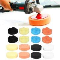 125 Pack 3 Inch Polishing Pads, Sponge Buffer Pads Set Kit with M10 Drill Adapter, Compound Auto Car Polisher