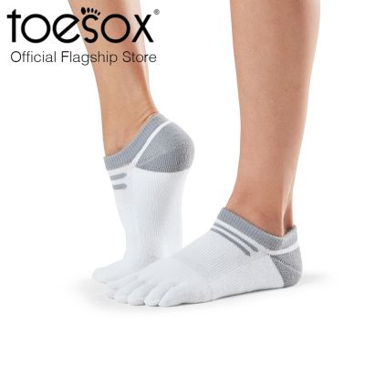 ToeSox โทซอคส์ ถุงเท้ากีฬาแยกนิ้ว เนื้อหนานุ่ม ข้อต่ำ รุ่น Medium Weight No Show