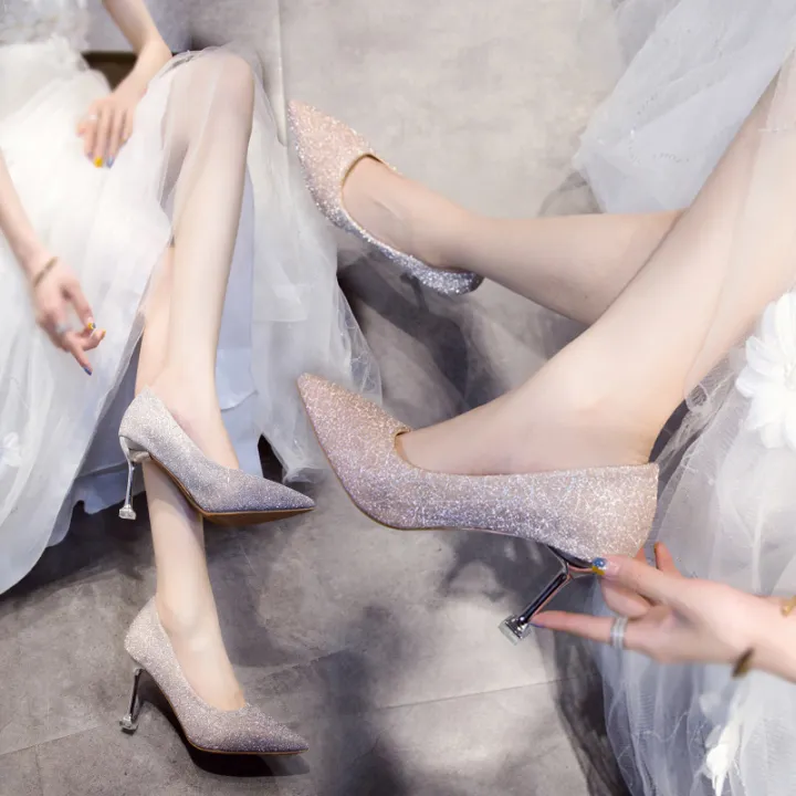 elegant wedding shoe