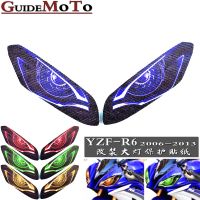 For YAMAHA YZF-R6 YZFR6 YZF R6 2006-2016 Motorcycle 3D Front Fairing Headlight Guard Sticker Head light protection Sticker