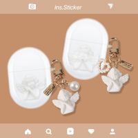 【Discount】 Cute Vintage Angels &amp; Bows Pearls for Redmi Buds 4 Soft Earphone Case Cover