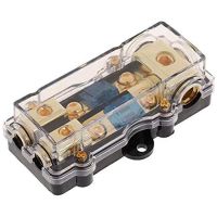 Car Stereo Audio Inline Fuse Holder Distribution Block Car Audio Fuse Holder Distribution Block 0 2 4 AWG in 4 6 8