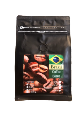 (GL) เมล็ดกาแฟบราซิล Cerrado Brazil 100% อาราบิก้า บราซิล ขนาด 200 กรัม นุ่มละมุนหอมถั่วเฮเซลนัท คาราเมล ช็อคโกแล็ต