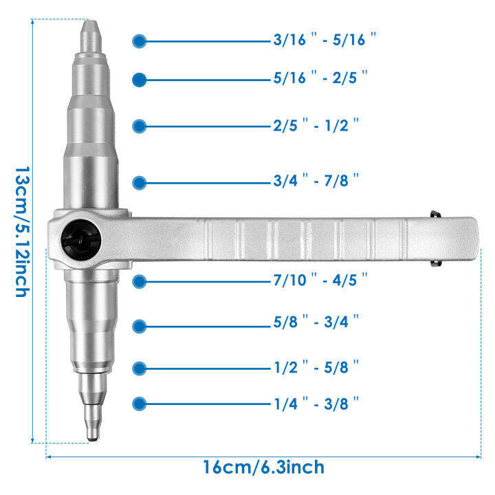 GUFUZI Tube Expander Tube Expander Manual Pipe Expanding Tool Zinc