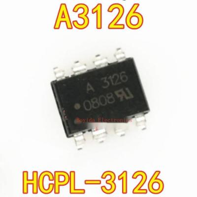 10Pcs ใหม่ Original นำเข้า A3126 HCPL-3126 ASSR-3126 SOP-8 Patch Optocoupler