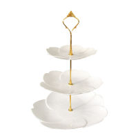 4 Models 3 Tier Plastic Cake Stand Afternoon Tea Wedding Plates Party Tableware Bakeware Cake Shop Three Layer Cake Rack Tray