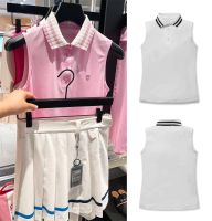 ☽☃ Golf Sleeveless Polo Shirts Women 39;s Summer Outdoor Sports Golf Top