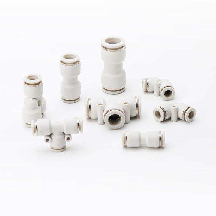 high-quality-white-plastic-pneumatic-fitting-tube-connector-water-pipe-push-in-hose-copper-nickel-plating-pu-4-6-8-10-12-14-16mm-pipe-fittings-accesso