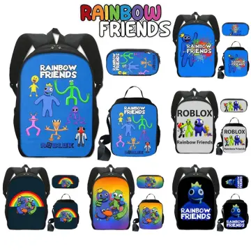 Roblox Rainbow Friends Bag 3-Pieces Set Cartoon Mochila Para
