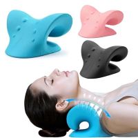 ▫ Cervical Spine Stretch Gravity Muscle Relaxation Traction Neck Stretcher Shoulder Massage Pillow Relieve Pain Spine Corrector