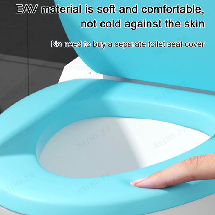 naimo Classic Thick Foam Toilet Seat Cover Soft and Colorful