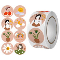 hedeguoji?500pcs/roll Encouragement Stickers Seal Labels 1inch Paper Sticker
