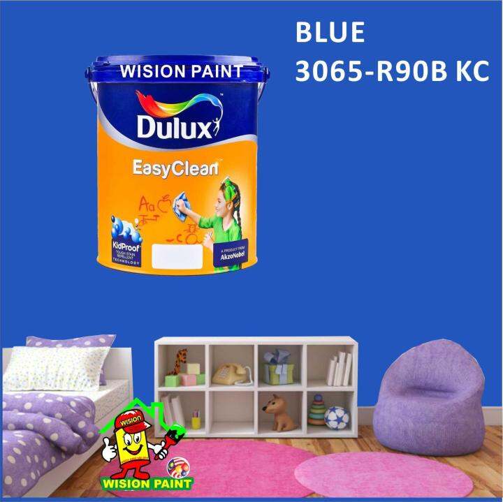 BLUE 3065R90 KC ( 5L ) ICI DULUX EASY CLEAN / EASYCLEAN INTERIOR PAINT Lazada